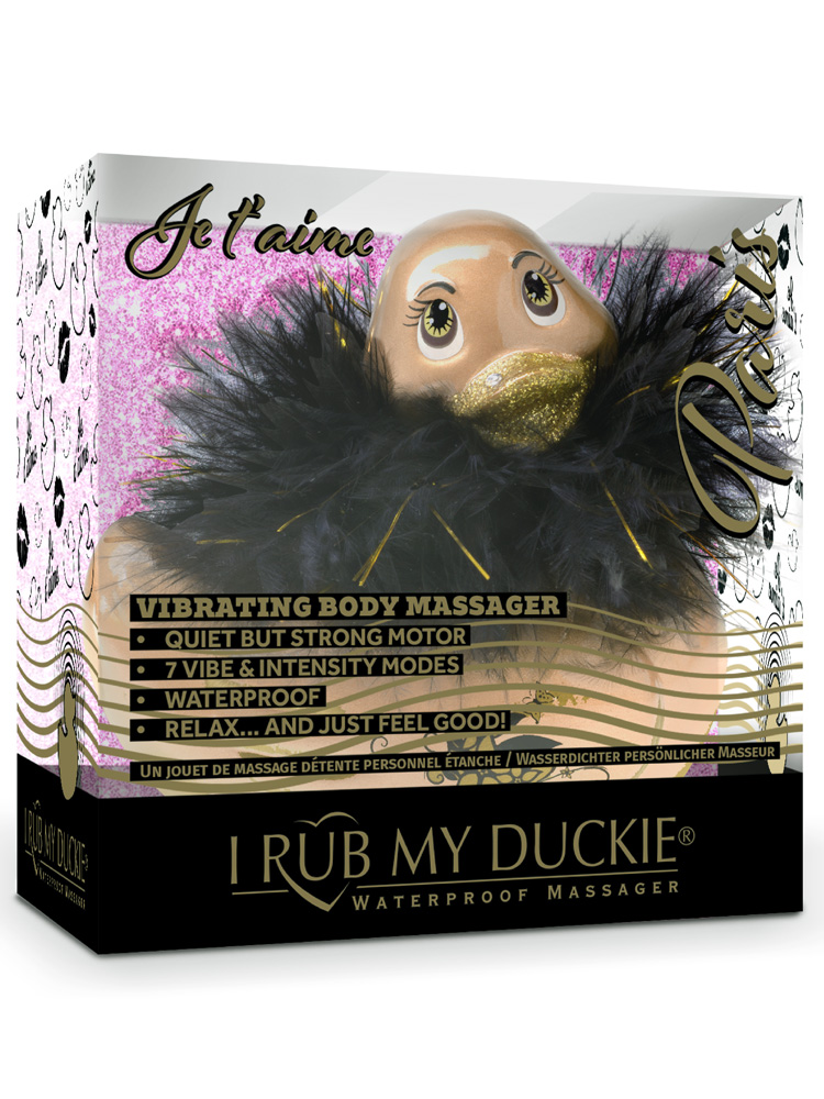 I Rub My Duckie Paris Gold | Bath or Shower Vibrator